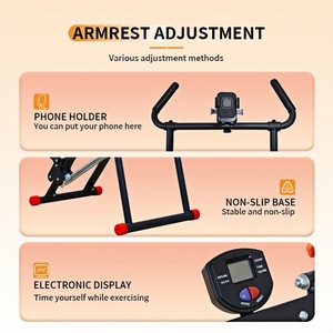 Nuevo artículo: Máquina de fitness vertical ajustable para el hogar, simulador de escalada de montaña, máquina plegable de metal para subir escaleras, equipo de fitness para el hogar. - Product Image 2