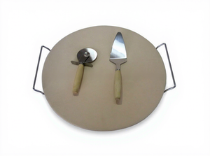<span class=keywords><strong>Set</strong></span> di 4 Teglie per <span class=keywords><strong>Pizza</strong></span> in Ceramica con Utensili per Grigliare, Vendita Calda - Product Image 4