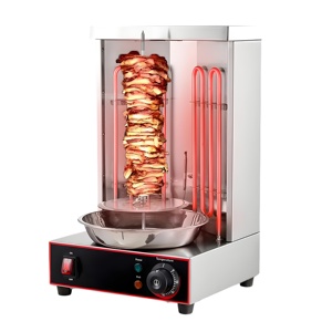 Griglia Shawarma Commerciale 220V in Acciaio Inox, Forno Rotante per Ristoranti, Macchina per Shawarma Turca, <span class=keywords><strong>Attrezzatura</strong></span> per Catering - Product Image 2