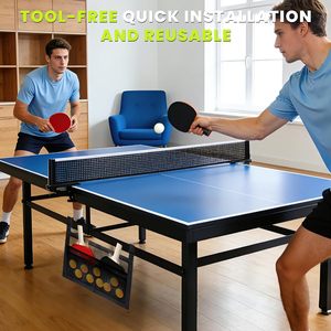 Bolsa de almacenamiento para palas de Ping Pong, organizador portátil de malla transpirable para colgar raquetas y pelotas, para equipos de tenis de mesa - Product Image 4