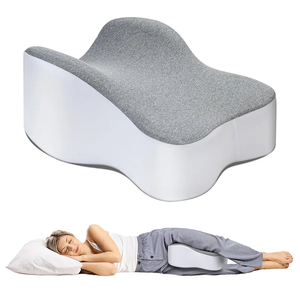 <span class=keywords><strong>Oreiller</strong></span> de genou en mousse à mémoire de forme en H fait à la main avec sangle <span class=keywords><strong>Oreiller</strong></span> de jambe spécifique au corps pour les dormeurs latéraux et <span class=keywords><strong>le</strong></span> soulagement de la douleur sciatique - Product Image 1