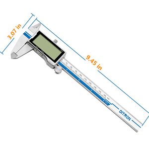 STEELTREKS Herramientas Manuales, Calibrador Digital de Acero Inoxidable de 0-150 mm (6 Pulgadas), Reglas Electrónicas para Medir - Product Image 6