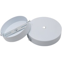 Kit de plafonnier de 100 mm et 120 mm de diamètre avec plaque de recouvrement pour luminaires, lustre, suspension ou projet de bricolage