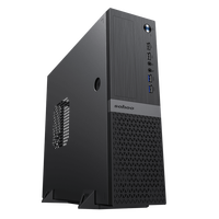 Sohoo S511 Slim Mid Tower Desktop Computer Case Used Full Tool-Less Design 4x USB Ports Quick Release ODD/HDD ATX Front Port Fan