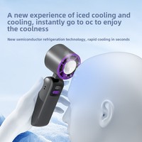 Compresseur de glace portable numérique 2025 sans lame, alimenté par USB, 2000 mAh, petit réfrigérateur domestique en plastique