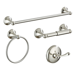 Ensemble de porte-serviettes Saint Ruijia en acier inoxydable, capacité de charge de 5 kg, accessoires de salle de bain - Product Image 3