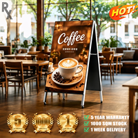 Afficheur LED pliable RX P1.8/P2.5 Gob pour extérieur et intérieur, roues, matrice LED, mur Gob, étanche, mobile, école, restaurant, café
