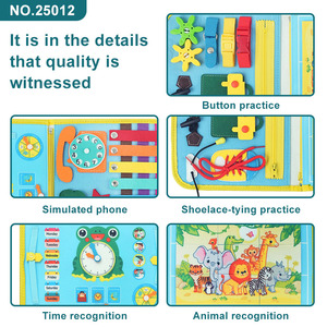 LEZA BABY New popolarità dinosauro <span class=keywords><strong>mondo</strong></span> 3D Montessori occupato bordo in feltro giocattoli per bambini educazione precoce di età compresa tra 5 e 7 anni - Product Image 5