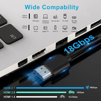 Cable HDMI 4K de Alta Velocidad, Niquelado, 2.0v HDR 60Hz, Cable de Video para PS5, Xbox, HDTV, Monitor, Proyector, PC Gaming