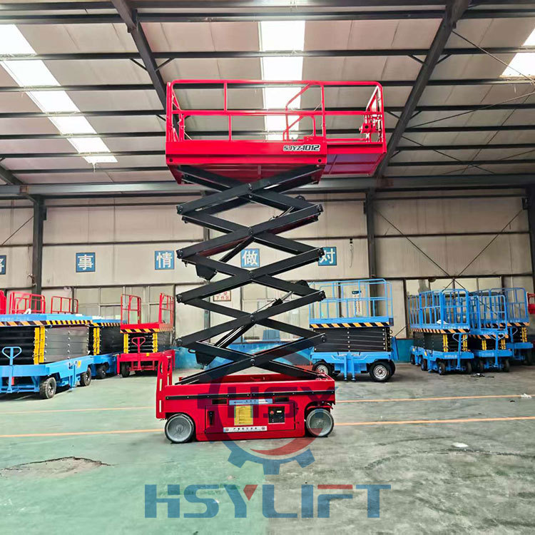 4 12m 500kg 1000kg Mobile Scissor