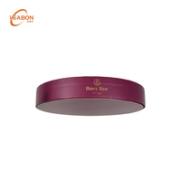 Boîte ronde en carton avec fenêtre PVC, pelliculage mat, gaufrage, fermeture magnétique, pour fleurs, chocolats, cadeaux de mariage et de festival