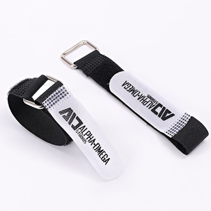 Sangle de poignet utilitaire réglable, autocollante, résistante à la chaleur, écologique, avec logo imprimé, en polyester/nylon, bandes DIY - Product Image 5