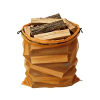 Sac à bois jaune, épaissi et durable, sac de rangement de grande capacité, sac tissé
