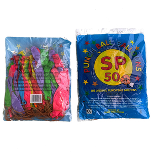 ลูกโป่งเจาะรู DJTSN Neon 18 "50 ลูก  ลูกโป่งเจาะรูสำหรับเด็ก งานหนัก ทนทาน พร้อมสายรัดยาง - Product Image 6