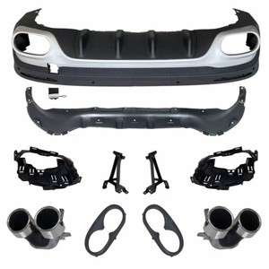 Mercedes-Benz GLB X247 Rear Diffuser Exhaust Tip Full Set PP Material For GLB180 200 AMG Style Modification - Product Image 2