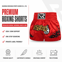 Shorts de Combat Muay Thai Woosung en Gros, Shorts d'Entraînement de Boxe et MMA