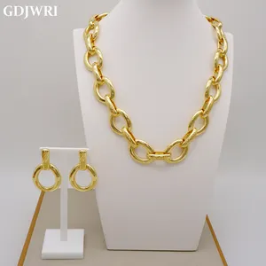 GDJWRI new arrival never fade jewellery high quality guangzhou gold plated sets gold jewelry