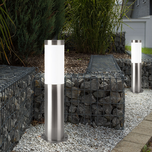 Abat-jour en acier inoxydable ip44 pc colme e27 lampe de pelouse de chemin extérieur éclairage pour jardin extérieur - Product Image 2