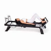 FAPRE En gros Reformer de Pilates sécurisé à cadre en acier, réglable, pour usage domestique et en studio, pour l'entraînement corporel