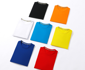 T-shirt da uomo dal bel Design rilassata dal collo elastico con collo a righe e nastro di pesce in cotone 100% - Product Image 2