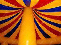 Maison de rebond de carrousel de jardin pour enfants, jouets de location de fête commerciale, maison de rebond gonflable