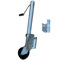 Cric de remorque marine pour bateau de 450 kg à 900 kg avec poignée latérale/supérieure et roue