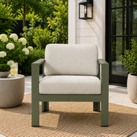 Ensemble de canapés de conversation en aluminium pour l'extérieur, mobilier de jardin moderne, résistant à l'eau, pour la terrasse, le jardin, le bord de la piscine, sièges de détente