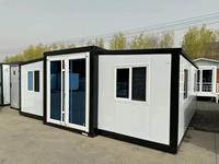Maison mobile de luxe modulaire pliable et étanche de 20 pieds ou 40 pieds, conteneur extensible avec 2 à 4 chambres et salon
