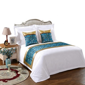 Los proveedores de China 100% algodón hotel satén cama <span class=keywords><strong>king</strong></span> <span class=keywords><strong>size</strong></span> set toda funda nórdica blanca - Product Image 6