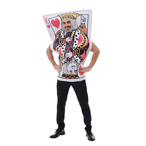 Nouveau Costume de Cosplay Amusant Personnage de Carte à Jouer Reine Roi As de Cœur pour Adultes Enfants Hommes Femmes Garçons Filles, en Mousse - Product Image 2