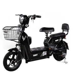 Moteur sans balais populaire ville vélo électrique adulte véhicule e-vélo 13 pouces 350W batterie au Lithium Mounta moto électrique