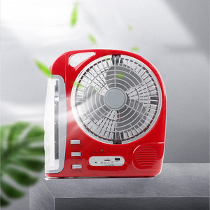 Hot Selling 8 Inch Multi-function Outdoor Indoor Solar USB Charging Fan With High Wind Power Emergency <b>LED</b> <b>Light</b> TYFS-21 <b>Mini</b> Po - Product Image 1