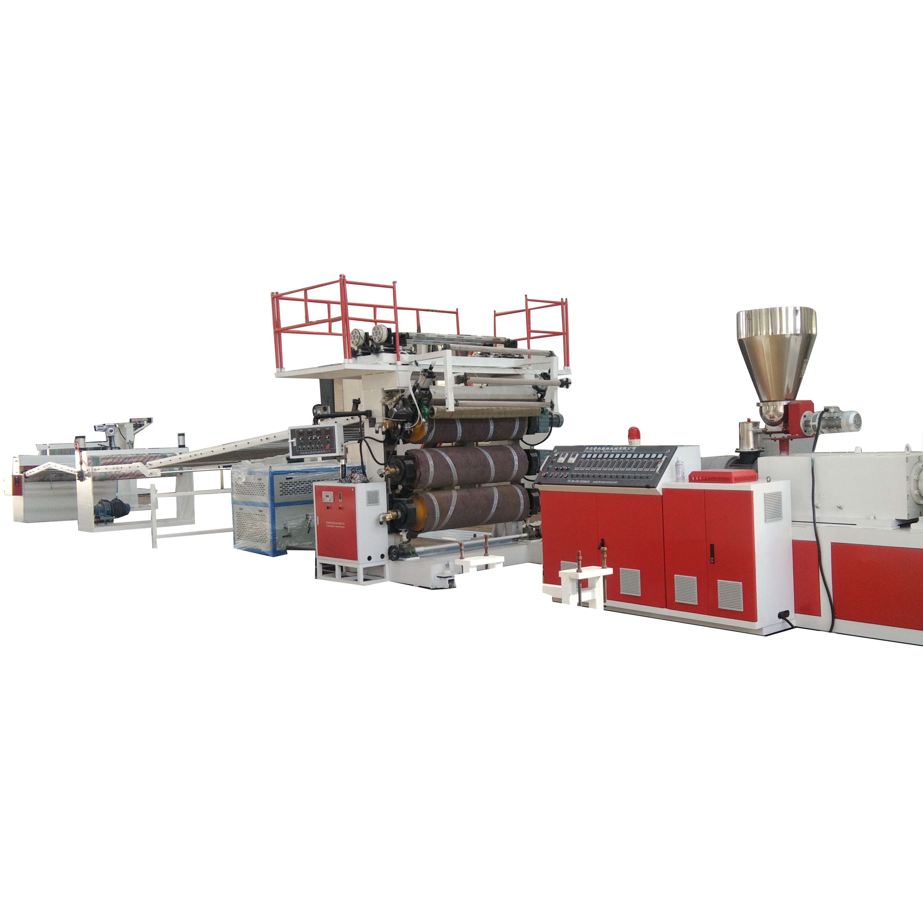 Пластиковая WPC SPC PVC виниловая напольная плитка панели доски лист производственная линия машины