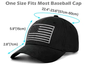 미국 국기 야구 모자 미국 국기 전술 모자 조정 가능한 씻어 미국 국기 모자 남성 여성 십대
