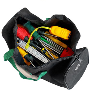 Sac <span class=keywords><strong>à</strong></span> outils multifonctionnel en tissu Oxford 600D imperméable, robuste et durable, pour le rangement d'outils électriques et de quincaillerie - Product Image 5