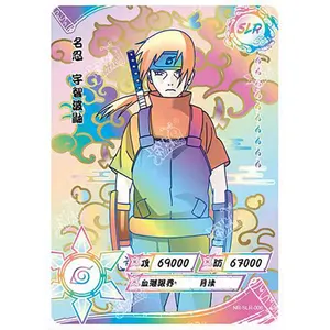 Commercio all'ingrosso Narutoes kyou Card SLR-White No.001-060 Anime Collection Character CCG Flash Card giochi da tavolo giocattolo per bambini regalo Ga