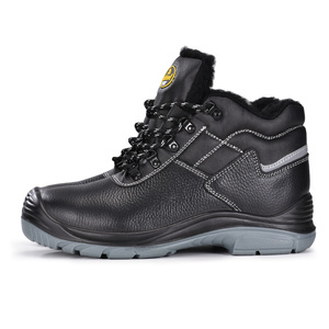 Dondurucu çelik ayak kış inşaat erkekler ve kadınlar kürk kaplı iş güvenliği botları - Product Image 3