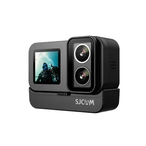 Kamera aksi 4K SJ20 lensa ganda dengan solusi cahaya rendah dan daya tahan baterai yang tahan lama