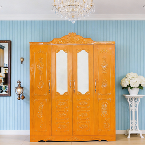 Armário de Aço Industrial Retrô com Prateleiras Reforçadas, Armário de Metal Vintage para Decoração Clássica de Casa - Product Image 1