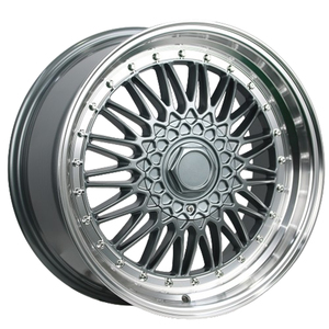 Vente chaude multi-rayons <span class=keywords><strong>4x100</strong></span> 4x114.3 roues de camion 16 pouces jantes de voiture 5x100 5x114.3 roues de voiture de tourisme # M1008B - Product Image 1