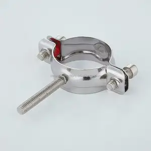 SS304 Stainless Steel Sanitary pipe hanger, pipe support, pipe holder clamp