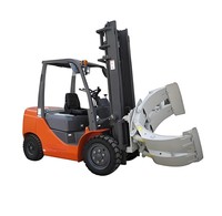Nuevo Abrazadera de Rodillos para Montacargas de Servicio Pesado, Accesorios para Montacargas, Capacidad de 2000 kg, Altura de 840 mm, 1 Año de Garantía, Manipulación de Pulpa en Puerto
