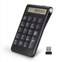Mini teclado numérico inalámbrico de 2,4 GHz, teclado digital de 18 teclas para contabilidad, portátil, tabletas