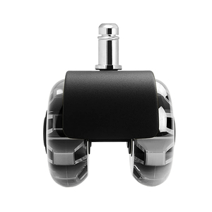 Personnalisable 2 pouces PU <span class=keywords><strong>roulettes</strong></span> roues universelles robustes meubles filetés tige <span class=keywords><strong>chaise</strong></span> de bureau <span class=keywords><strong>roulettes</strong></span> <span class=keywords><strong>salle</strong></span> à <span class=keywords><strong>manger</strong></span> meubles de maison - Product Image 5