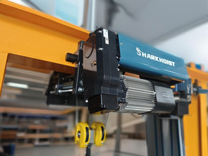 Shark China <span class=keywords><strong>Hoist</strong></span> katrol listrik Eropa dengan tali kawat Material penanganan derek 63ton80ton100ton 8/1.3m/menit Girder ganda <span class=keywords><strong>Hoist</strong></span> - Product Image 3