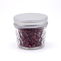 8oz 250ml Wide Mouth Glass Mason Jar With Screw Cap Glass Jam Peanut Butter Jar