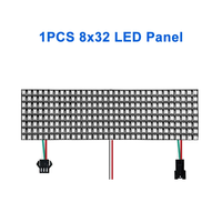 WS2812B Module d'écran matriciel pour panneau LED flexible RVB 8X8 16x16 32x32 Pixel Adressable individuellement App Control DC5V