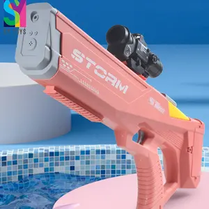 SY Electric Water Gun Toy Full Auto Water Sucking Small Electric Kid Water Gun Arma de praia ao ar livre para criança