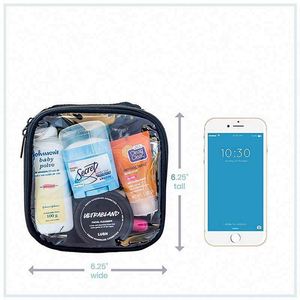 Lightweight Clear <b>Makeup</b> <b>Transparent</b> Pvc <b>Bag</b> Organizer Pouches Tote Travel Toiletries Cosmetic <b>Bags</b> - Product Image 5