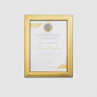 Marcos de Madera Negros Premium Nordic Frame, Ecológicos y Duraderos, Rectangulares, para Diplomas, Fotos de Graduación, Decoración de Oficina y Hogar, Escritorio